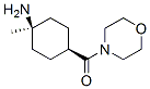 Morpholine, 4-[(trans-4-amino-4-methylcyclohexyl)carbonyl]- (9CI) Struktur