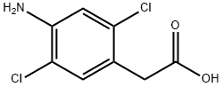 1-(4-Amino-2,5-dichloro-phenyl)-acetic acid Struktur