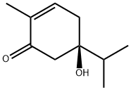 2-Cyclohexen-1-one,5-hydroxy-2-methyl-5-(1-methylethyl)-,(5R)-(9CI) Struktur