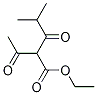 ethyl 3-oxo-2-acetyl-4-Methylpentanoate Struktur