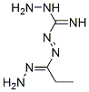 Diazenecarboximidic  acid,  2-(1-hydrazonopropyl)-,  hydrazide  (9CI) Struktur