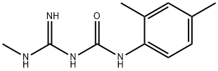 Urea, N-(2,4-dimethylphenyl)-N-[imino(methylamino)methyl]- (9CI) Struktur