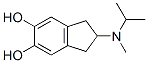 1H-Indene-5,6-diol, 2,3-dihydro-2-[methyl(1-methylethyl)amino]- (9CI) Struktur