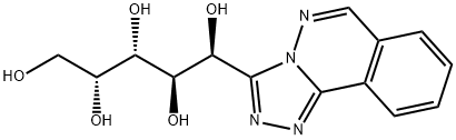 3-(D-Gluco-pentitol-1-yl)-1,2,4-triazolo[3,4-a]phthalazine Struktur