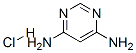 4,6-DIAMINOPYRIMIDINE HYDROCHLORIDE Struktur