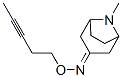 8-Azabicyclo[3.2.1]octan-3-one,8-methyl-,O-3-pentynyloxime(9CI) Struktur