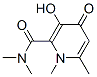 2-Pyridinecarboxamide, 1,4-dihydro-3-hydroxy-N,N,1,6-tetramethyl-4-oxo- (9CI) Struktur