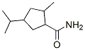 Cyclopentanecarboxamide, 3-isopropyl-5-methyl- Struktur