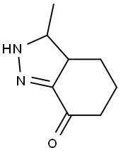 7H-Indazol-7-one,  2,3,3a,4,5,6-hexahydro-3-methyl- Struktur