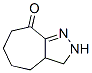 8(2H)-Cycloheptapyrazolone,  3,3a,4,5,6,7-hexahydro- Struktur