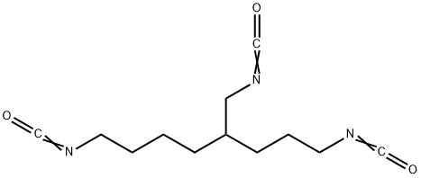 Octane, 1,8-diisocyanato-4-(isocyanatomethyl)- Struktur