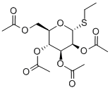 Ethyl 2,3,4,6-Tetra-O-acetyl-a-D-thiomannopyranoside(contains up to 20% beta isomer) Struktur