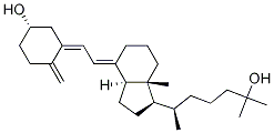 (S,E)-3-((E)-2-((1R,3aS,7aR)-1-((R)-6-hydroxy-6-Methylheptan-2-yl)-7a-Methylhexahydro-1H-inden-4(2H)-ylidene)ethylidene)-4-Methylenecyclohexanol Struktur