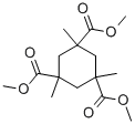 TRIMETHYL 1,3,5-TRIMETHYL-1,3,5-CYCLOHEXANETRICARBOXYLATE Struktur