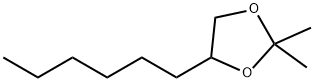 2,2-Dimethyl-4-hexyl-1,3-dioxolane Struktur