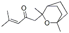 1-(1,3-Dimethyl-2-oxabicyclo[2.2.2]octan-3-yl)-4-methyl-3-penten-2-one Struktur