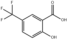 2-Hydroxy-5-Trifluoromethyl Benzoic Acid Struktur