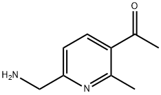 Ethanone, 1-[6-(aminomethyl)-2-methyl-3-pyridinyl]- (9CI) Struktur