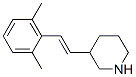 Piperidine, 3-[(1E)-2-(2,6-dimethylphenyl)ethenyl]- (9CI) Struktur