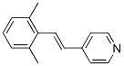 Pyridine, 4-[(1E)-2-(2,6-dimethylphenyl)ethenyl]- (9CI) Struktur