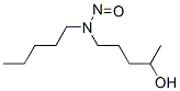 2-Pentanol, 5-(nitrosopentylamino)- Struktur