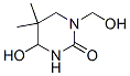 tetrahydro-4-hydroxy-1-(hydroxymethyl)-5,5-dimethyl-1H-pyrimidin-2-one  Struktur