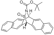 13,6-(EPITHIOIMINO)PENTACENE-16-CARBOXYLIC ACID, 6,13-DIHYDRO-, TERT BUTYL ESTER, 15-OXIDE Struktur