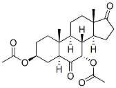 Androstane-6,17-dione, 3,7-bis(acetyloxy)-, (3beta,5alpha,7alpha)- (9CI) Struktur