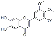 6,7-Dihydroxy-3',4',5'-trimethoxyflavone Struktur