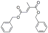 2-Methylfumaric acid dibenzyl ester Struktur