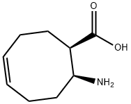 (1R,8S,Z)-8-AMINO-CYCLOOCT-4-ENECARBOXYLIC ACID Struktur