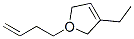 Furan, 3-(1E)-1-butenyl-4-ethyl-2,5-dihydro- (9CI) Struktur