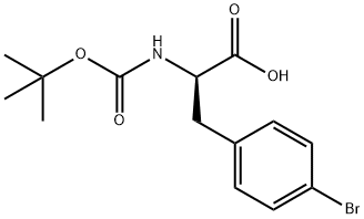 (R)-N-BOC-4-Bromophenylalanine Struktur