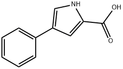 4-phenyl-1H-pyrrole-2-carboxylic acid Struktur