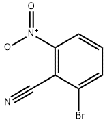 2-broMo-6-nitrobenzonitrile Struktur