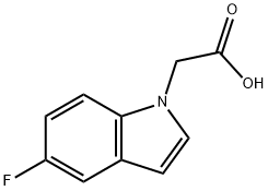 (5-FLUOROINDOL-1-YL)ACETIC ACID Struktur