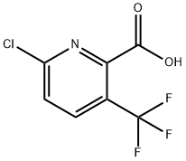 6-Chloro-3-(trifluoromethyl)pyridine-2-carboxylic acid Struktur