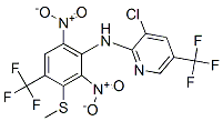 3-chloro-N-[3-methylsulfanyl-2,6-dinitro-4-(trifluoromethyl)phenyl]-5- (trifluoromethyl)pyridin-2-amine Struktur