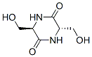 (3R,6S)-3,6-Bis(hydroxymethyl)-2,5-piperazinedione Struktur