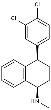 4-(3,4-Dichlorophenyl)-1,2,3,4-Tetrahydro- Struktur