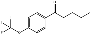 1-[4-(Trifluoromethoxy)phenyl]pentan-1-one Struktur