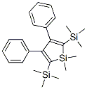 1,1-DIMETHYL-3,4-DIPHENYL-2,5-BIS-TRIMETHYLSILANYL-1H-SILOLE Struktur