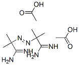 2,2'-azobis[2-methylpropionamidine] diacetate Struktur