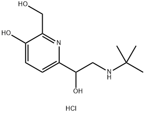 (+-)-Pirbuterol hydrochloride Struktur