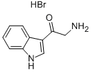 3-AMINOACETYLINDOL HYDROBROMIDE Struktur