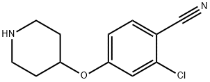 2-CHLORO-4-(PIPERIDIN-4-YLOXY)BENZONITRILE price.