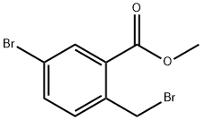 5-BROMO-2-BROMOMETHYL-BENZOIC ACID METHYL ESTER Struktur