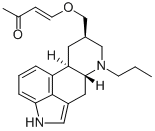 6-Propyl-8-((3-buten-2-one)-4-oxymethyl)ergoline Struktur