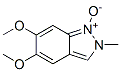 2H-Indazole,5,6-dimethoxy-2-methyl-,1-oxide(9CI) Struktur