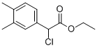 2-CHLORO-2-(3,4-DIMETHYLPHENYL)-ACETIC ACID ETHYL ESTER Struktur